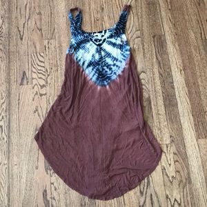 Amuse tie dye tank dress
